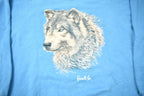 Vintage 1995 Rossville Wolf Graphic Raglan Crewneck