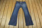Vintage 2000s Levis Red Tab 534 Low Flare Denim Jeans Size 30 x 32