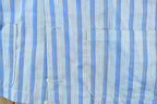 Vintage 1970s Luigi Striped Blue Button Up Shirt