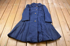 Vintage 1970s Menswear Button Up Pea Coat  1970s Overcoat  Vintage Button Up  Winter Outerwear  Winter Essentials