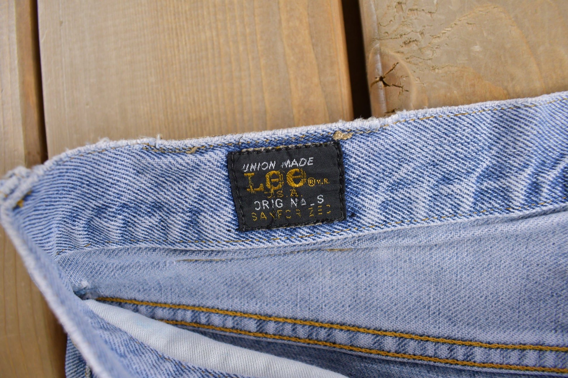 Vintage 1970s Lee Sanforized Jeans Size 32 x 32