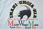 Vintage 1997 Million woman March Souvenir Single Stitch Graphic Print T-Shirt