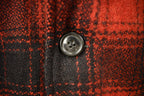Vintage 1950s Western Field Montgomery Ward Buffalo Plaid Wool Hunting Jacket