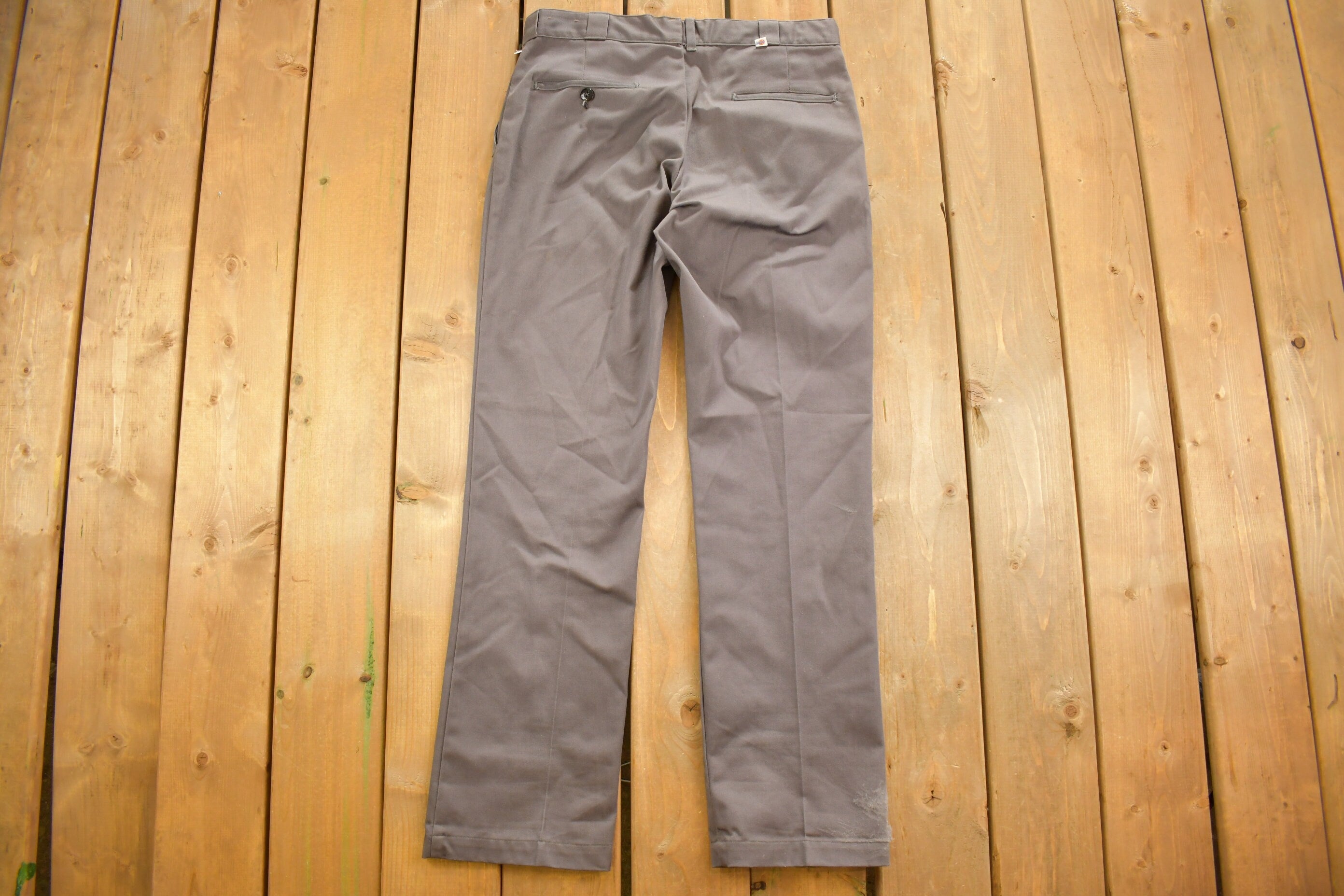 Vintage 1990s Grey Dickies Dress Pants Size 34 x 33