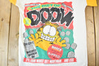 Vintage 1980s Garfield The Diet Of Doom Cartoon Graphic T-Shirt