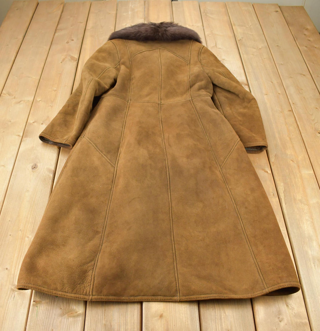 Vintage 1980s Morlands Lambskin Shearling Leather Jacket
