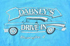 Vintage 1990s Dabneys Diner Car Logo Souvenir T-Shirt
