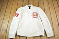 Vintage 1977 A&S Raiders Leather Varsity Jacket Made In Canada Size 44