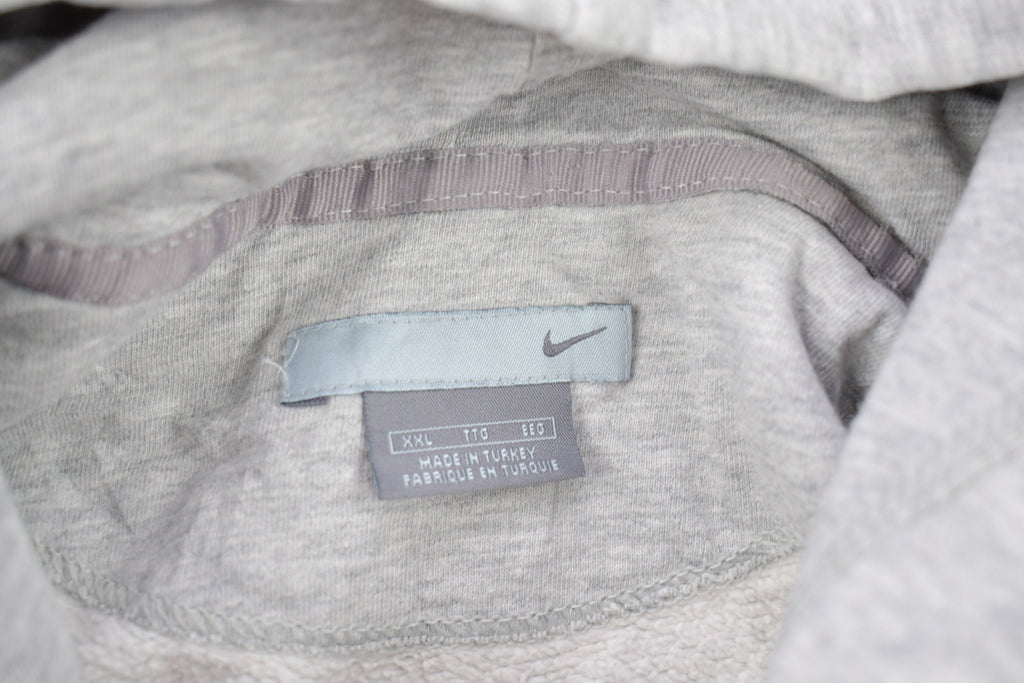Vintage 1990s Nike Air Embroidered Mini Swoosh Hooded Sweatshirt