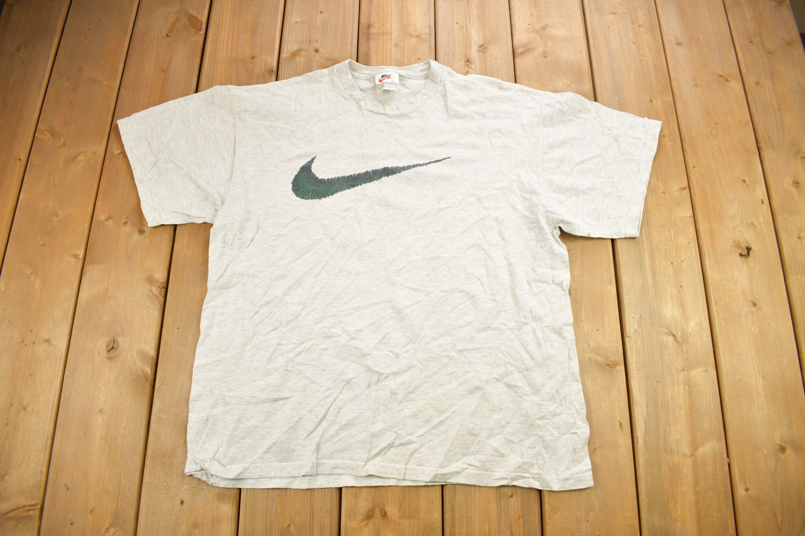 Vintage 1990s Nike Big Swoosh Graphic T-Shirt