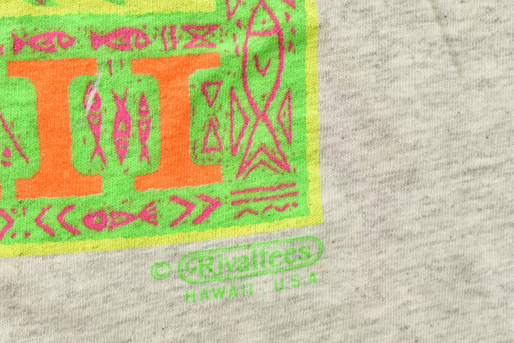 Vintage 1990s Hawaii Fish Graphic T-Shirt