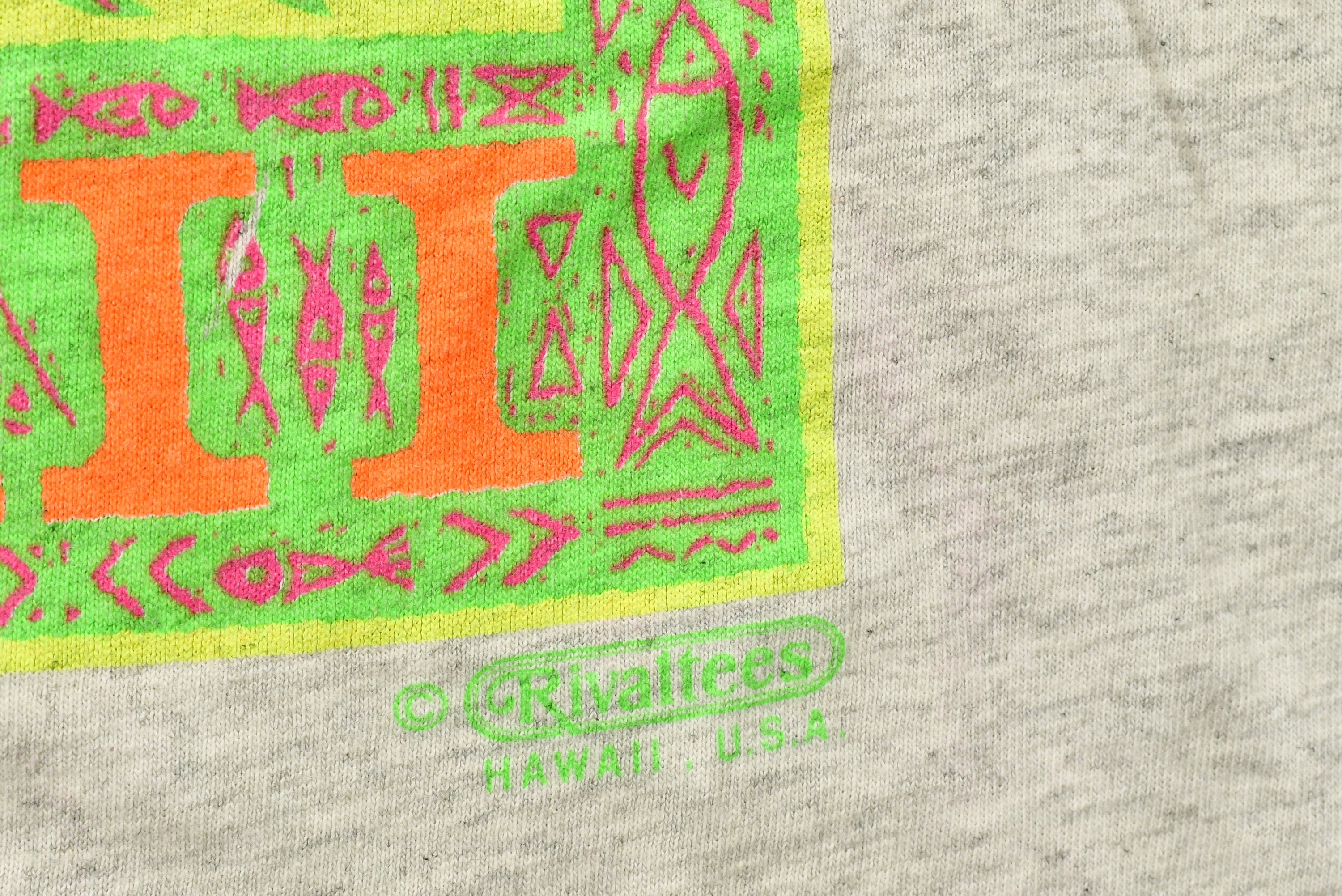 Vintage 1990s Hawaii Fish Graphic T-Shirt