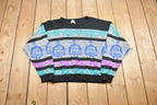 Vintage Looking Good Psychedelic Knitted Sweater