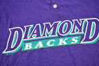 Vintage 2000 Arizona Diamondbacks MLB Russell Athletics Henley T-Shirt