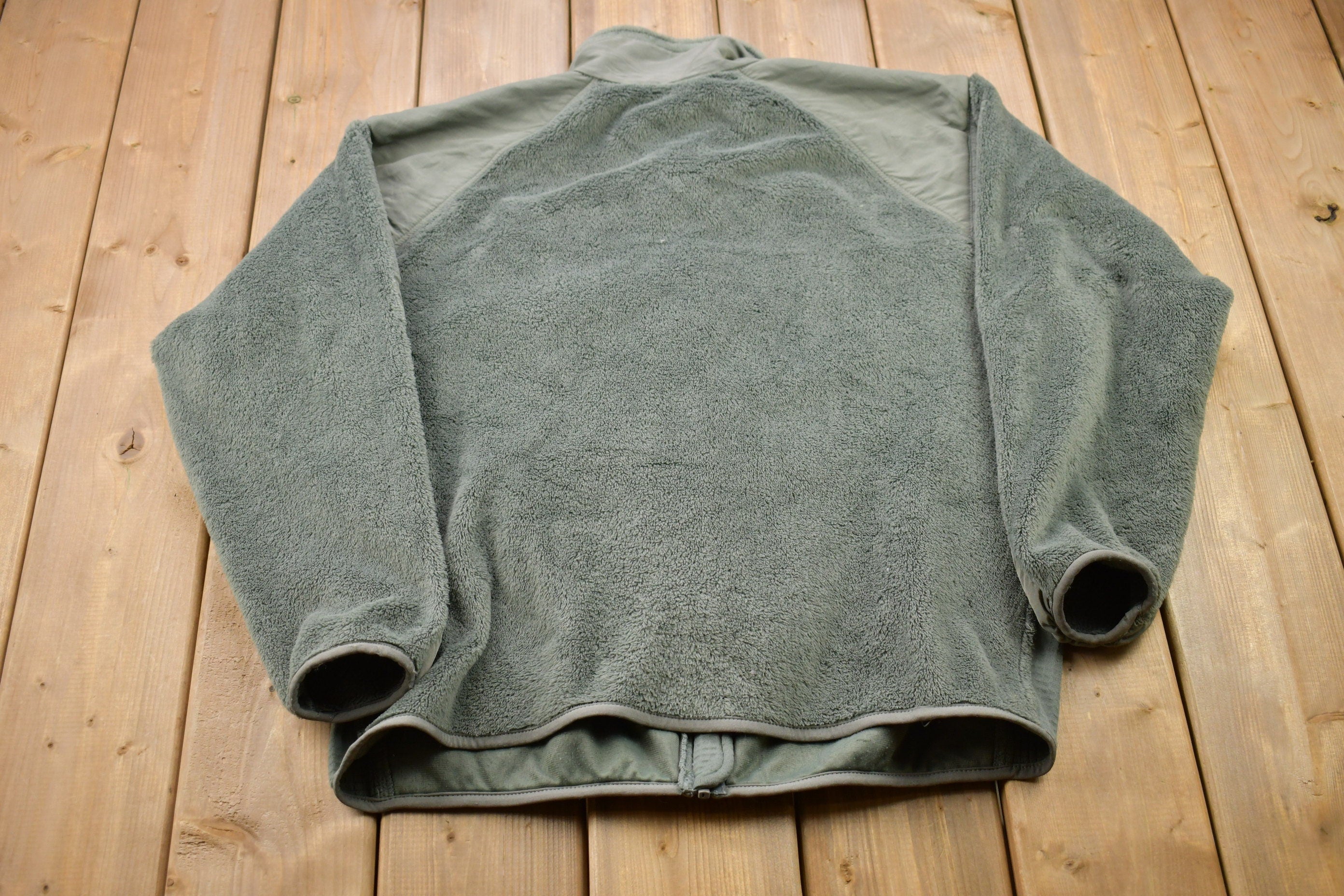 Vintage 1990s Military Fleece Sweater