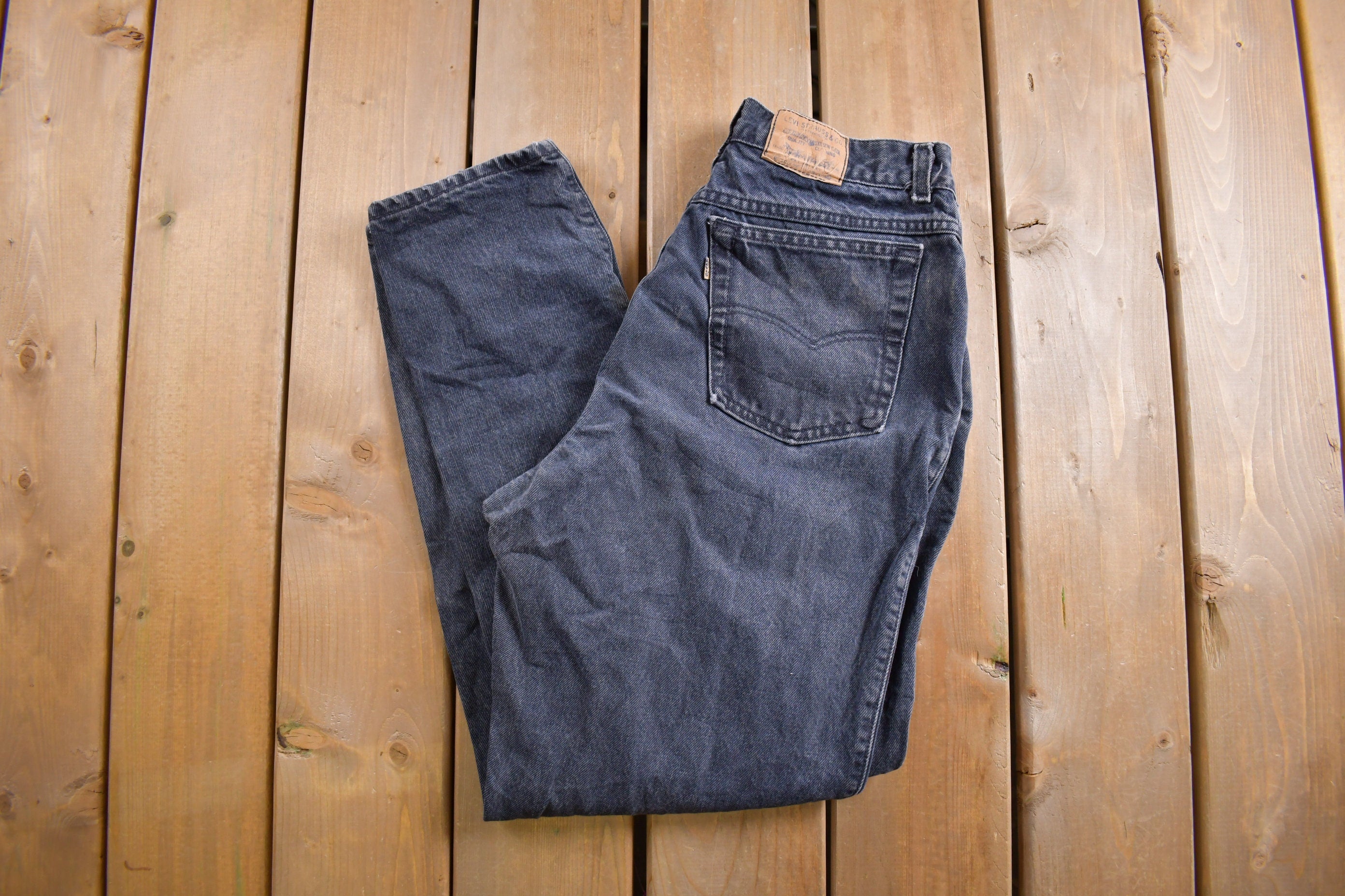 Vintage 1980s Levi's Brown Tab Relaxed Fit Jeans Size 28 x 29