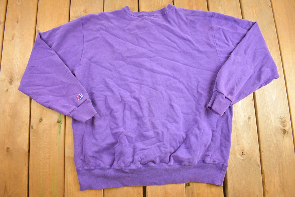 Vintage 1990s Purple Champion Reverse Weave Crewneck