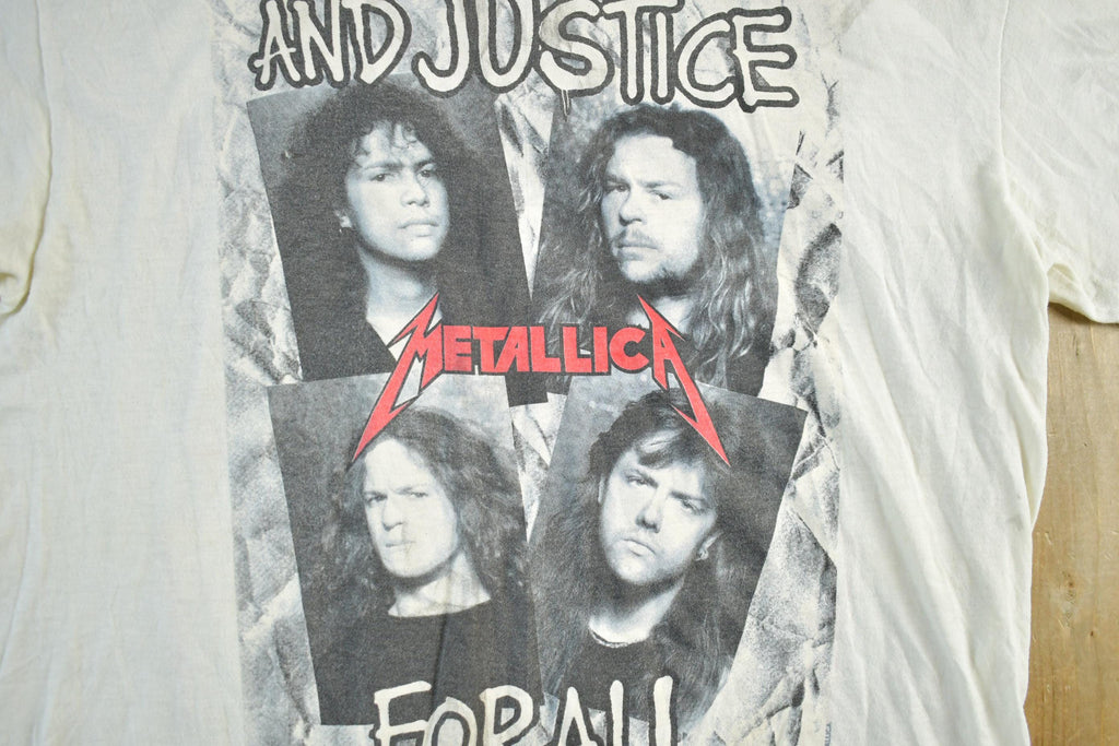 Vintage 1988 Metallica Graphic T-shirt Men's Medium