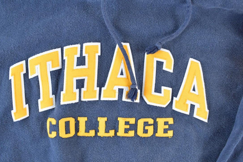Vintage 1990s Champion Ithaca College Hoodie Sweatshirt