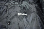 Vintage 1990s Northwoods Classics Embroidered Snap Button Satin Jacket Made In USA