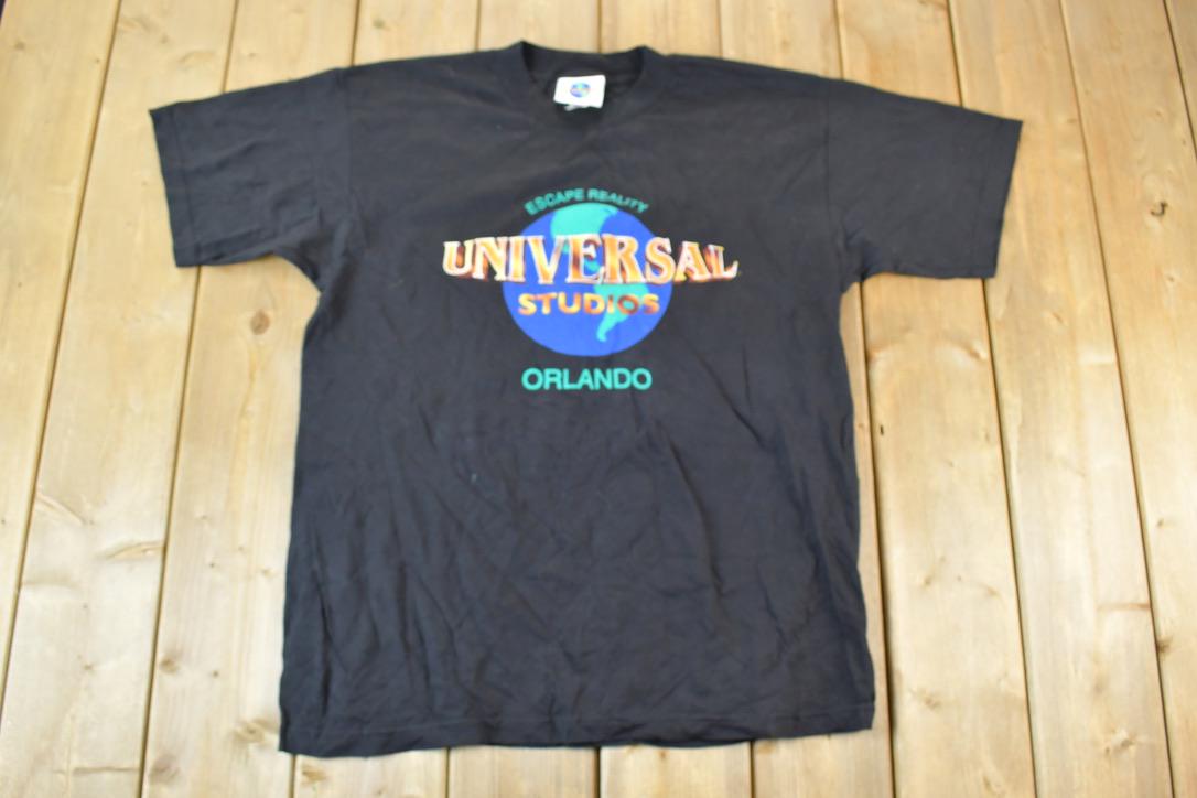 Vintage 1990s Universal Studios Orlando Disney Cartoon Promo T-Shirt