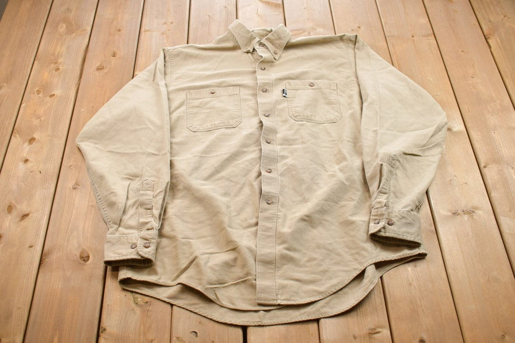 Vintage 1990s Riverside Protective Apparel Fire Resistant Button Up Shirt