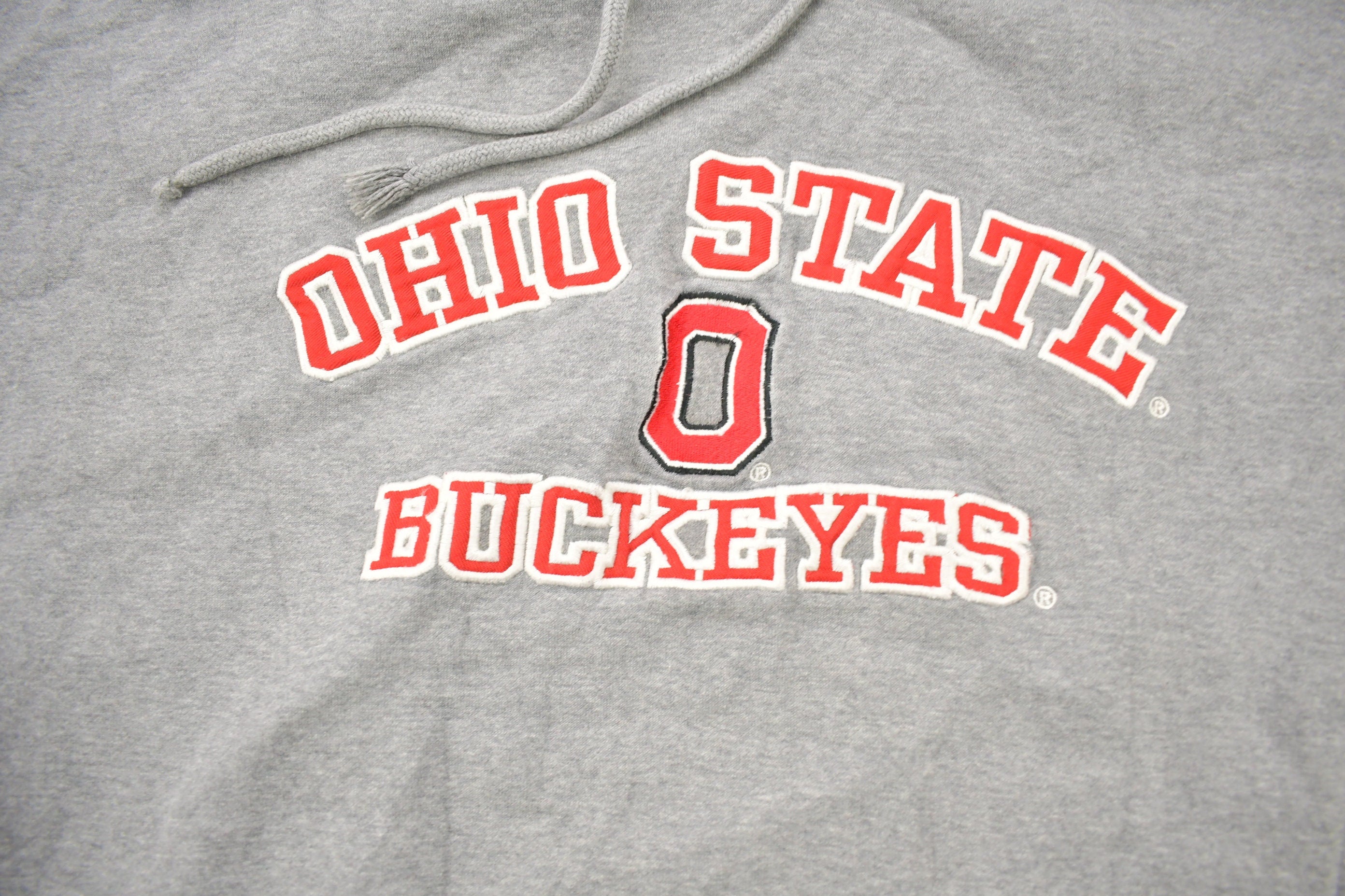 Vintage 1990s Ohio State University Buckeyes Collegiate Hoodie / Embroidered / NCAA Sweatshirt / Sportswear / Americana