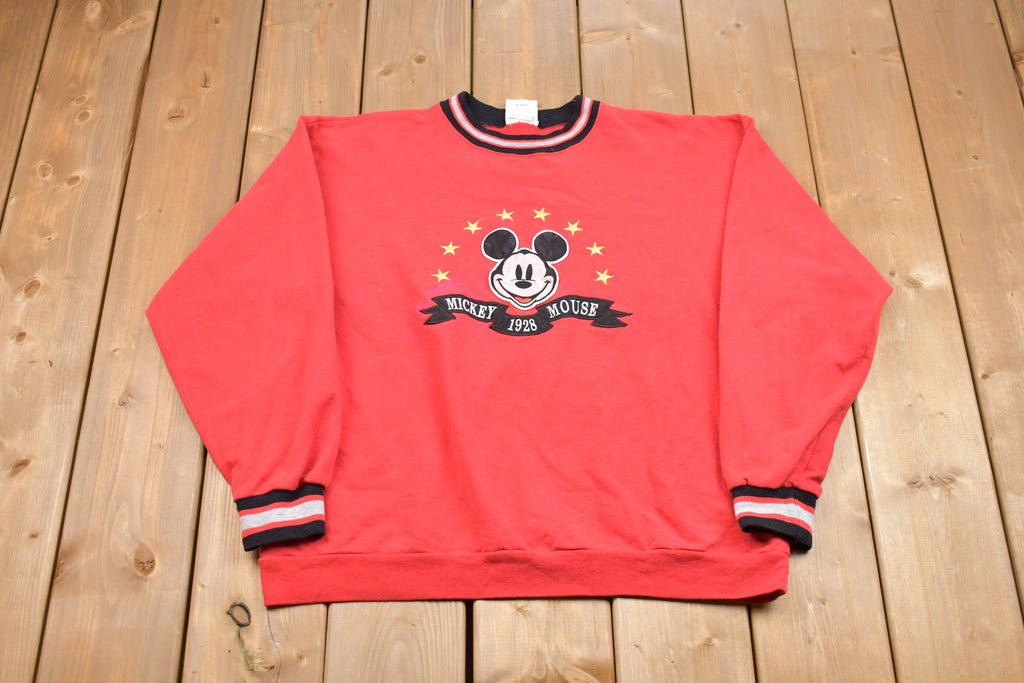 Vintage 1990s Disney Mickey Mouse Crewneck Sweatshirt  90s Crewneck  Souvenir  Athleisure  Streetwear  Childhood Cartoon