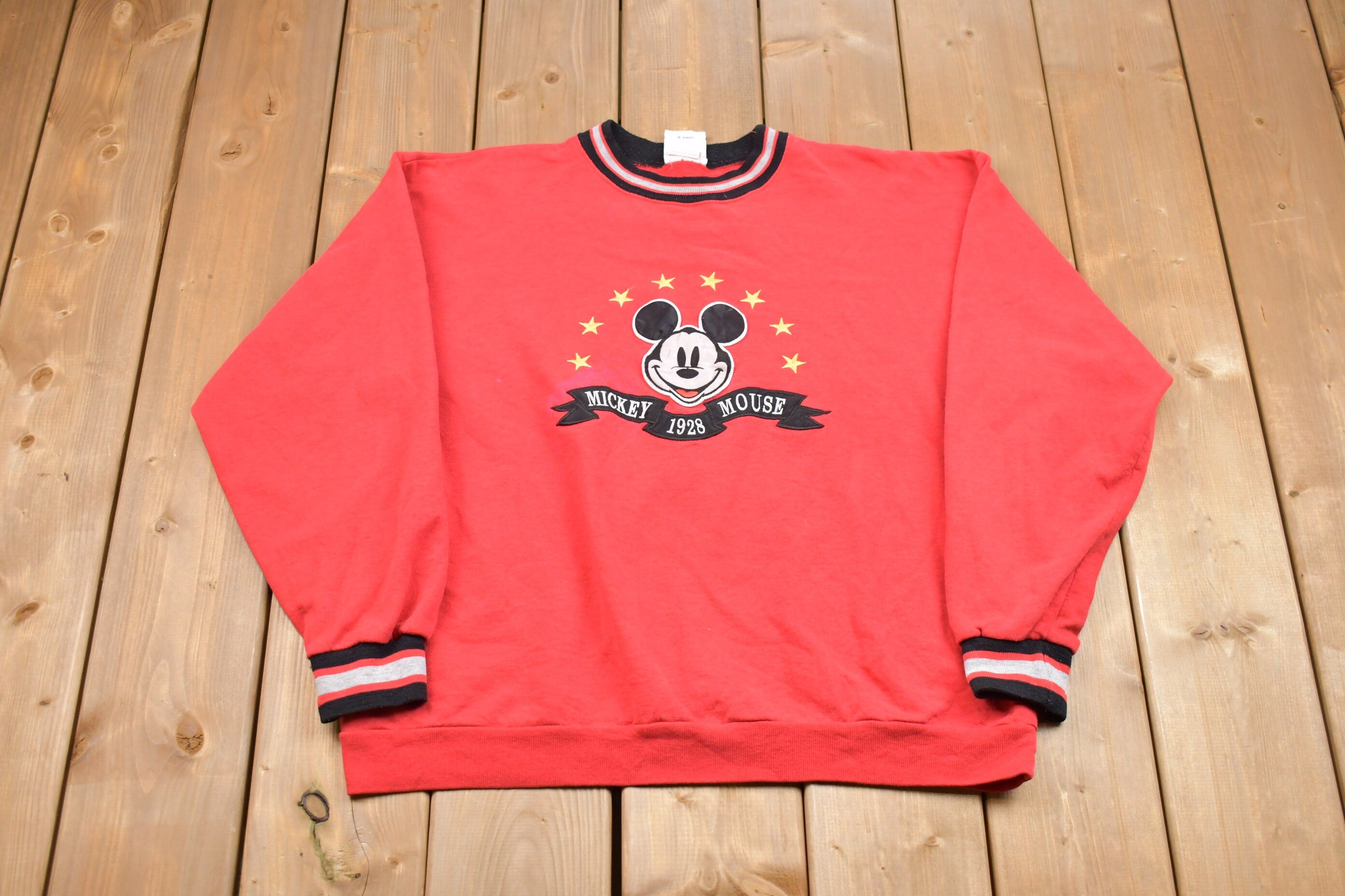 Vintage 1990s Disney Mickey Mouse Crewneck Sweatshirt  90s Crewneck  Souvenir  Athleisure  Streetwear  Childhood Cartoon