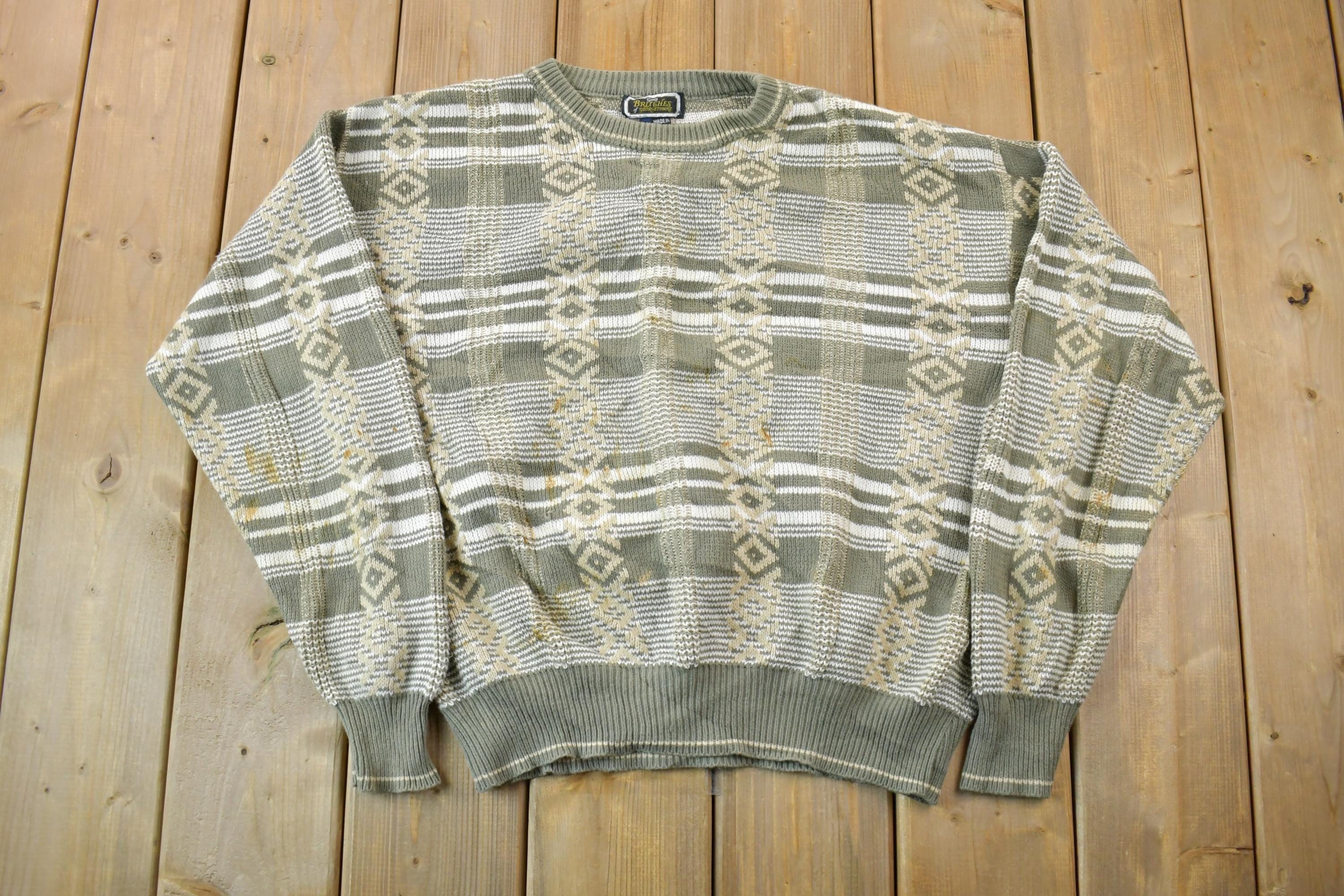 Vintage 1990s Britches Georgetowne Knit Crewneck Sweater