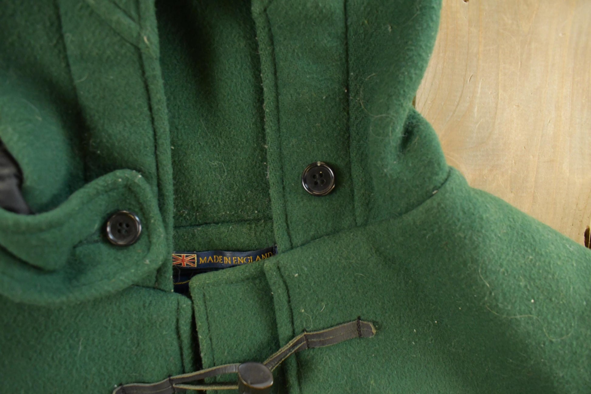 Vintage 1990s Gloverall Wool Duffle Coat Made In England Men's Large