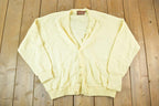 Vintage 1970s Added Dimensions Knit Cardigan Sweater Men's XXL