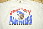 Vintage 1990s Jennings County Panthers Crewneck Sweatshirt