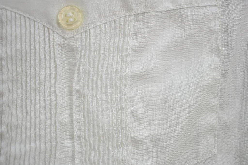 Vintage 1980s Aires Del Mayab Formal Short Sleeved Button Up Shirt