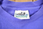 Vintage 1990s Northern Reflections Lake Landscape Souvenir T Shirt Made In Canada