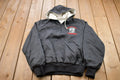 Vintage 1990s Indiana State Embroidered Quarter Zip Windbreaker Jacket