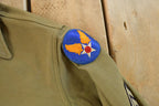 Vintage 1940s WW2 Military Air Force Wool Button Up Infantry Field Shirt Men's S /