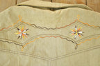 Vintage 1960s Sears Western Button Down Shirt Emroidered /