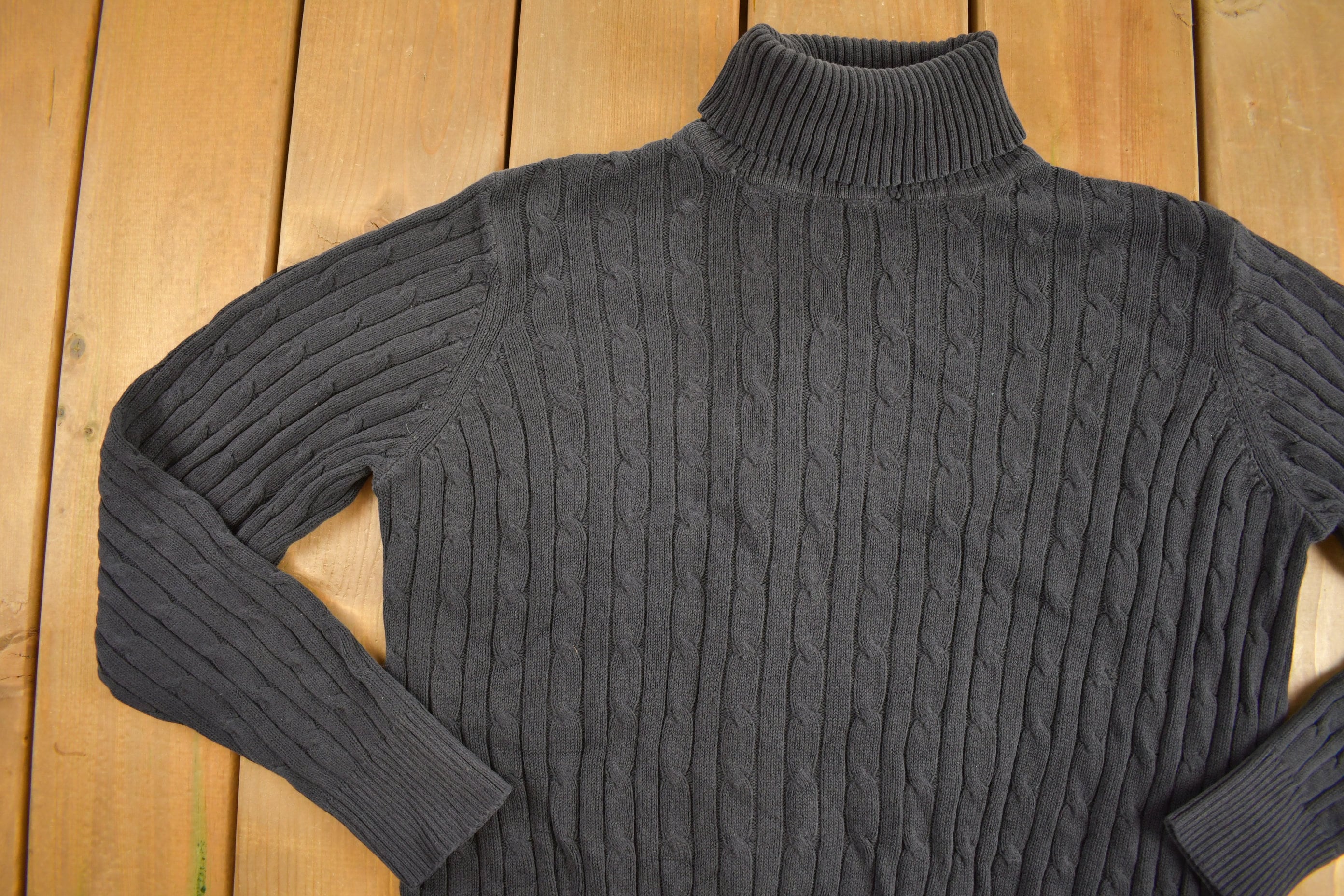 Vintage 1990's Knitted Turtle Neck Sweater