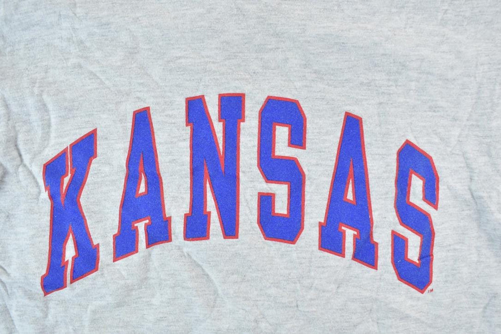 Vintage 1990s Champion Kansas Heavyweight University Collegiate T-Shirt