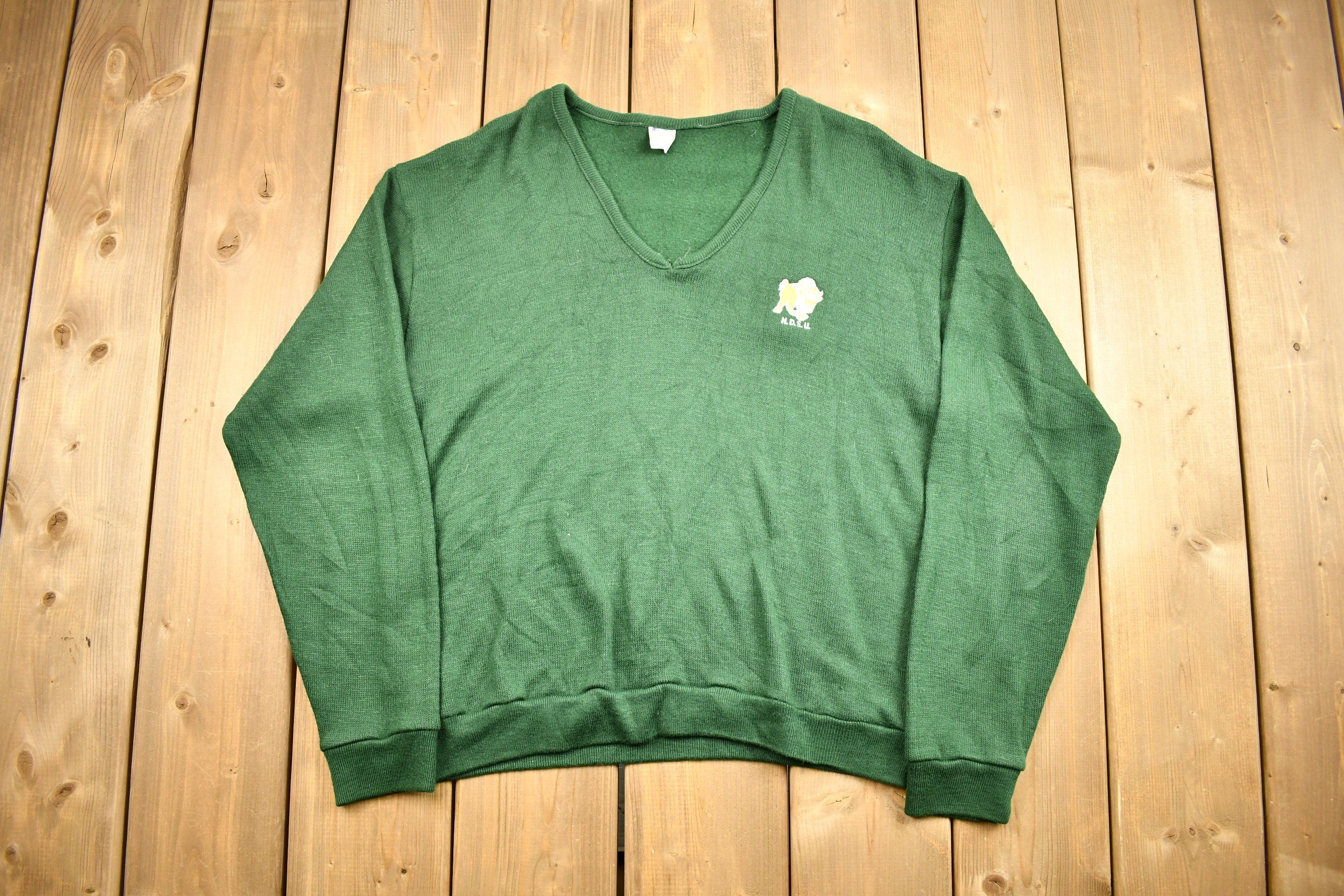Vintage 1970s North Dakota State University Collegiate Sweater