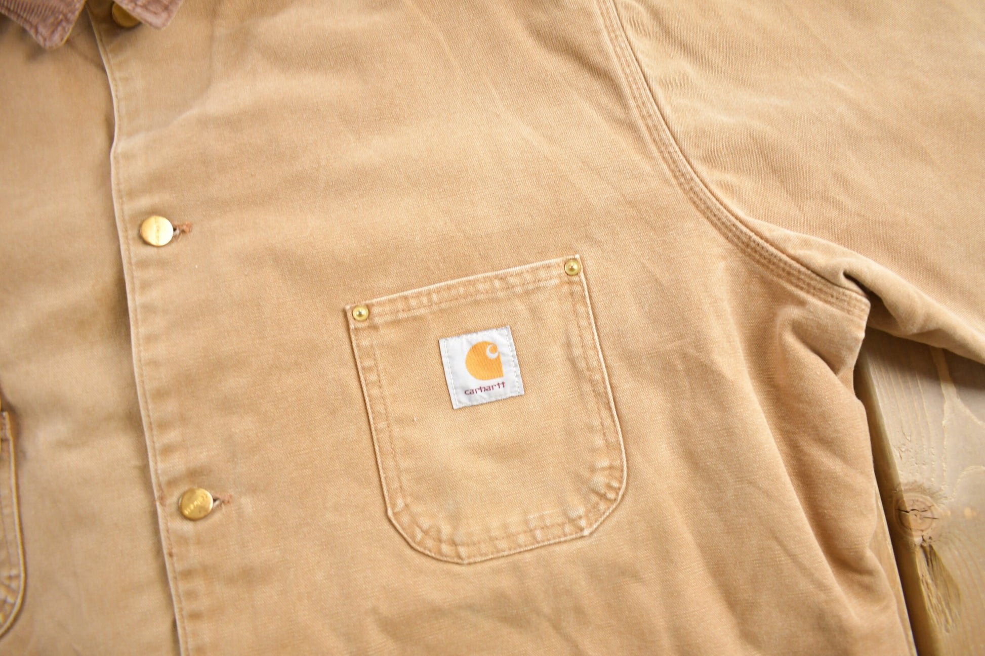 Vintage 1980s Carhartt Blanket Lined Chore Coat