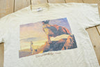 Vintage 1990s Daughter of the Moon First Nations Indigenous Native American Nature Graphic T-Shirt Mens L / Single Stitch / Outdoors
