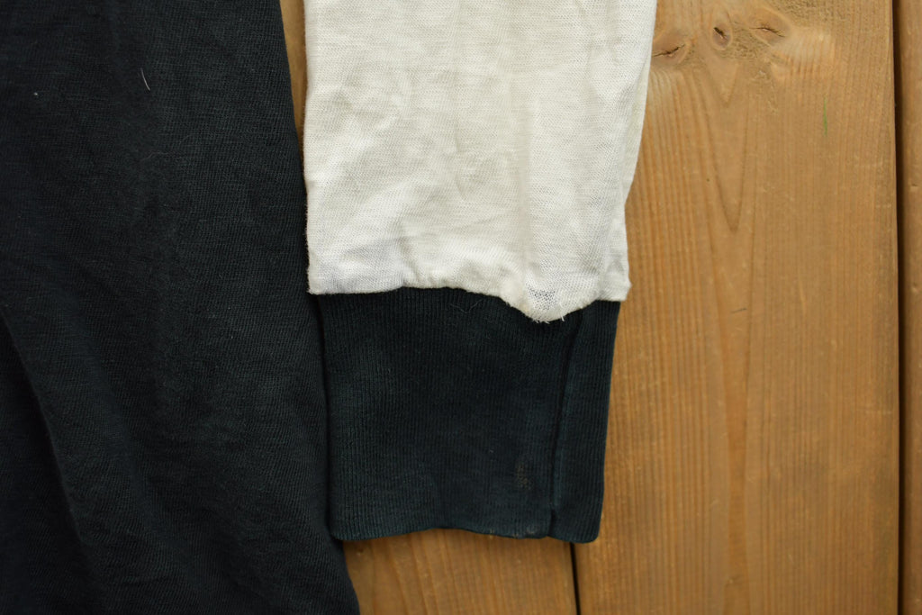 Vintage Y2K Polo Ralph Lauren Black And White Rugby Sweatshirt