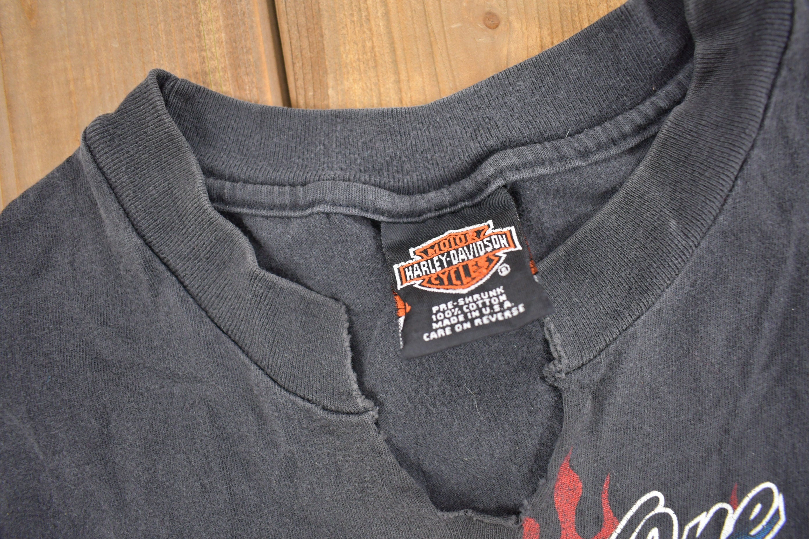 Vintage 1997 Rossiter's Harley Davidson Sarasota Florida T-Shirt