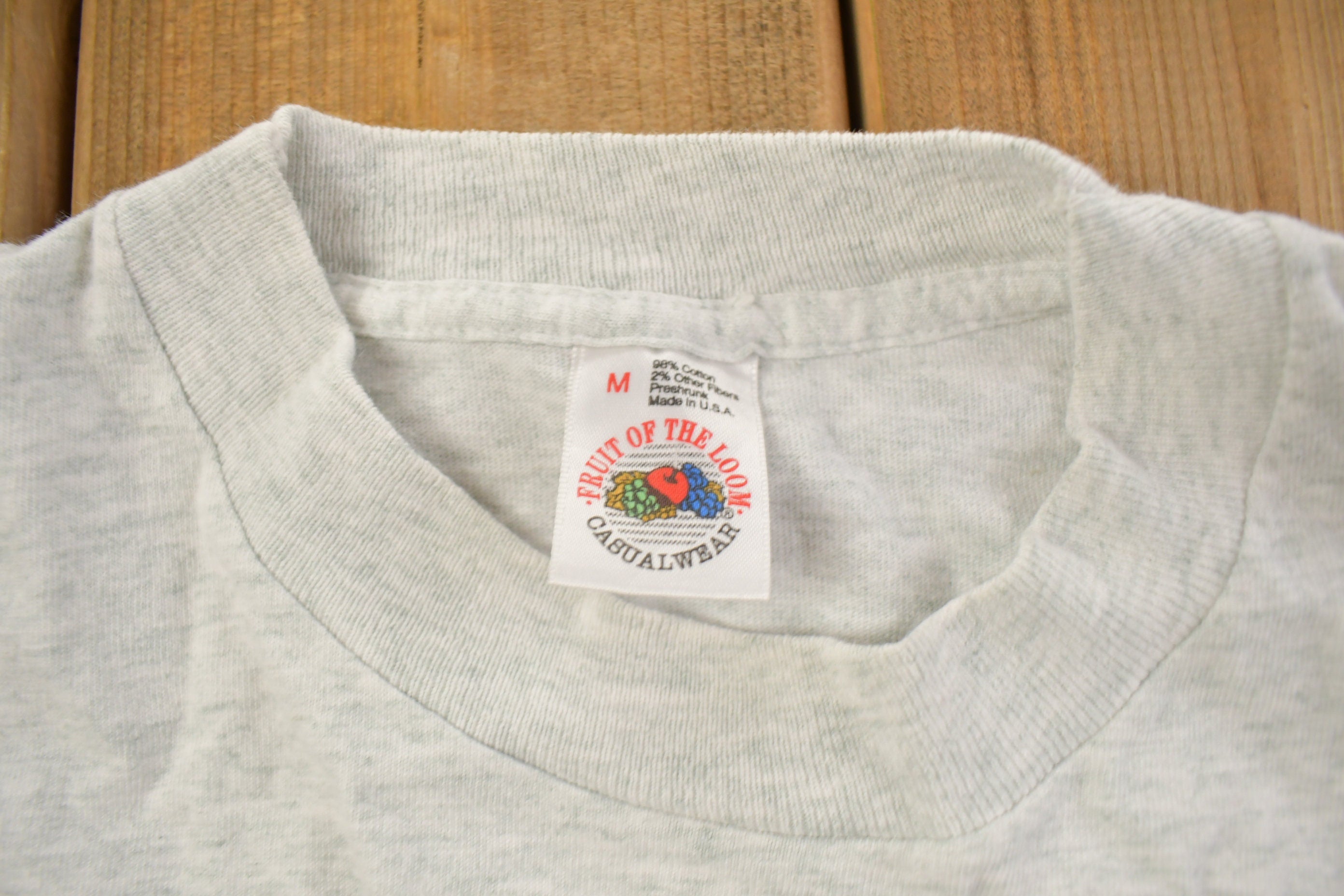 Vintage 1990s Fruit Of The Loom Blank Long Sleeve Shirt