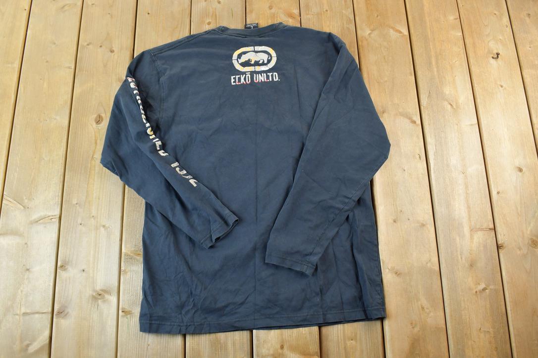 Vintage 1990s Ecko Unltd Crewneck Sweatshirt  90s Crewneck  Made In USA  Athleisure  Streetwear  90s Blank