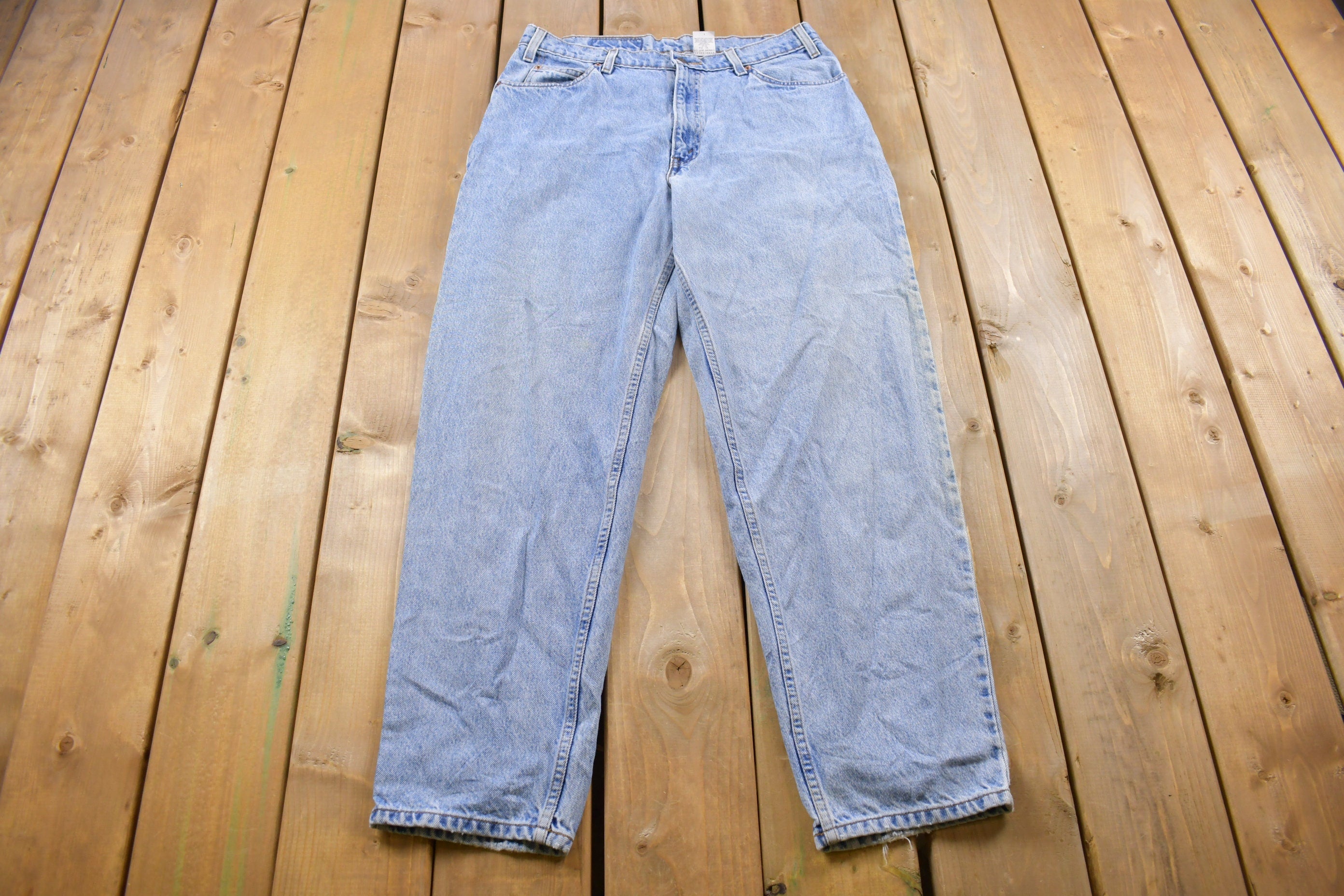 Vintage 1990s Levi's 560 Orange Tab Jeans Size 32 x 31