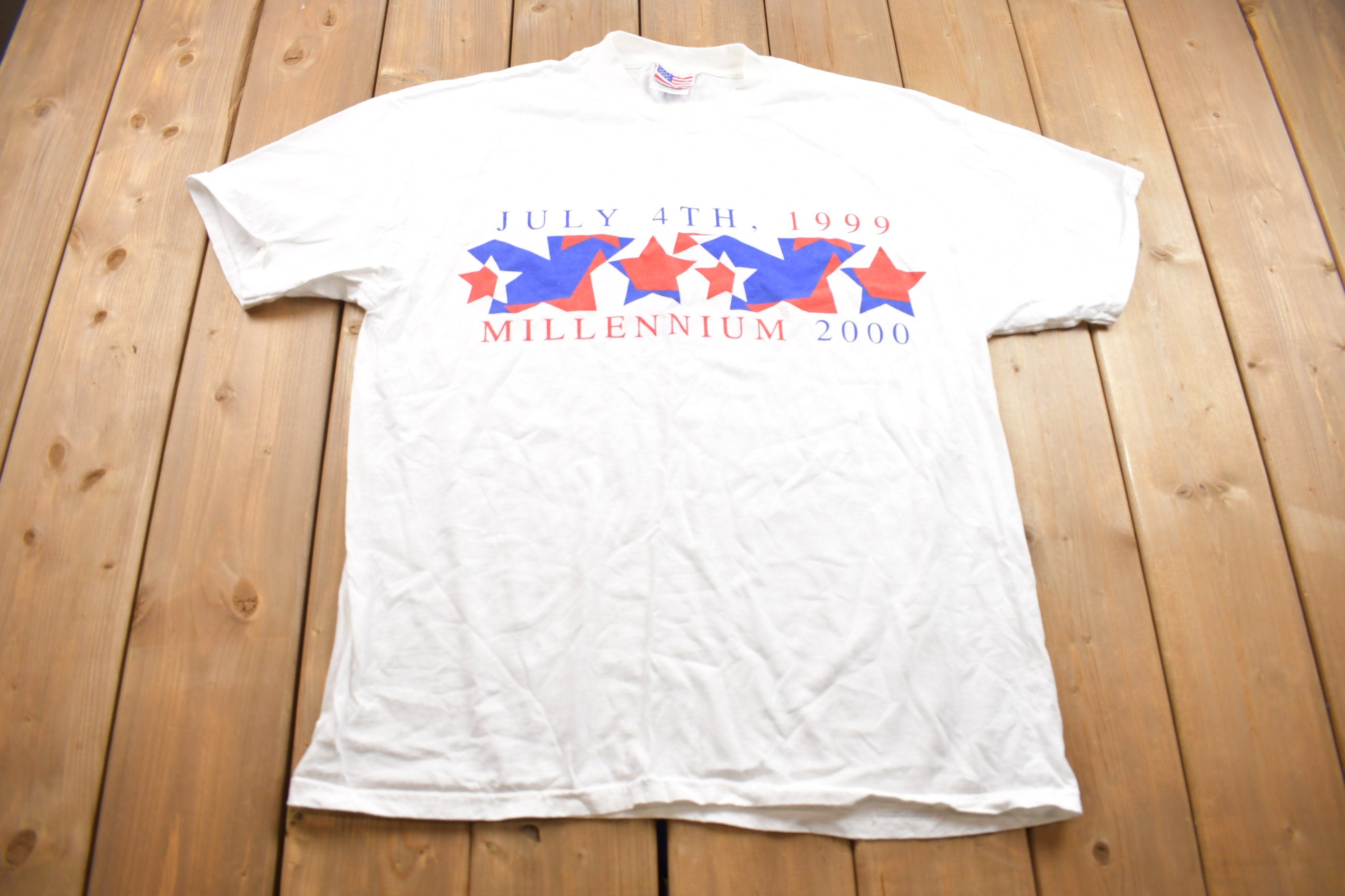 Vintage 1999 July 4th Graphic T Shirt