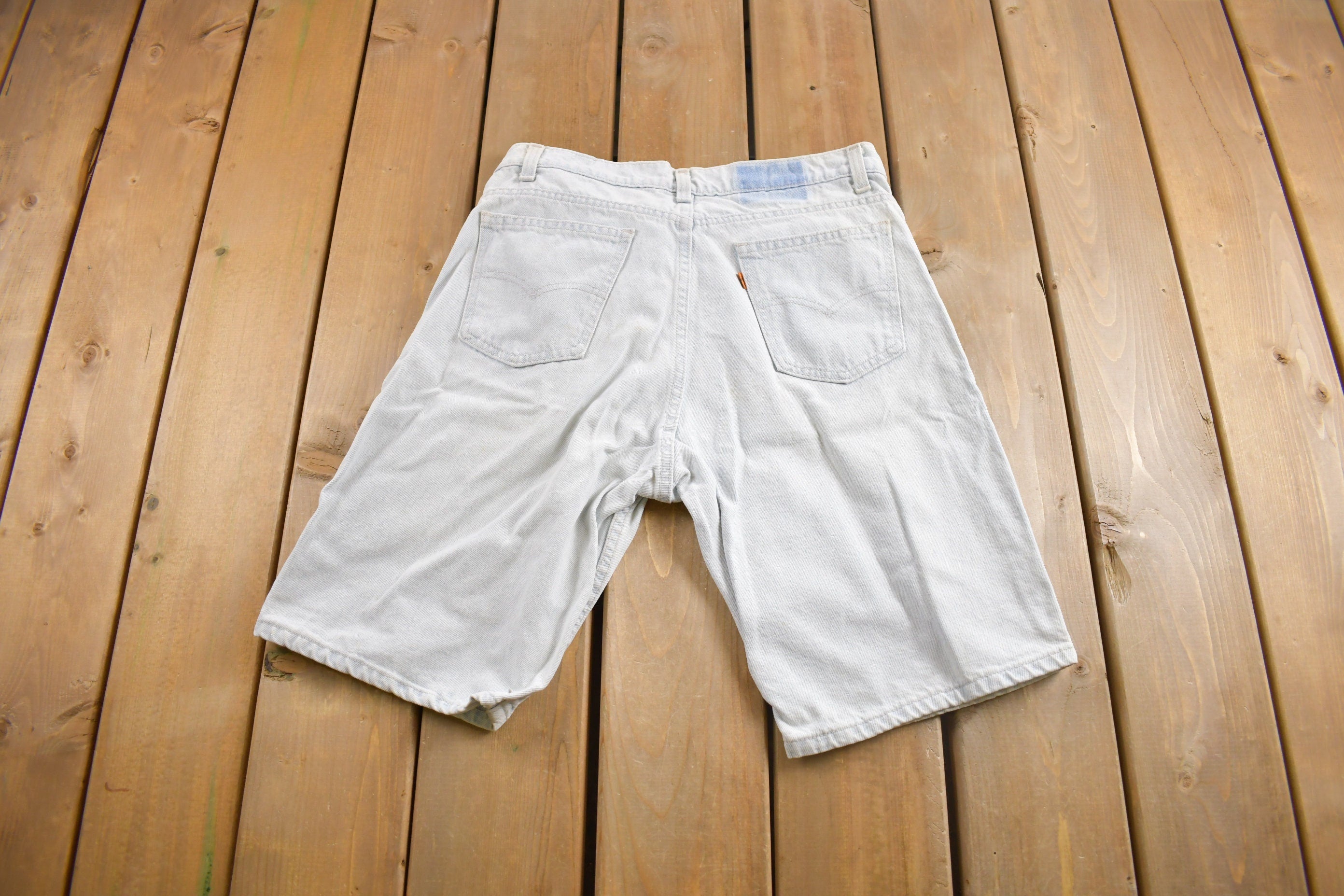 Vintage 1990s Levi's Orange Tab Jean Shorts Size 33